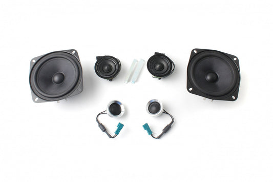BACKORDERED UNTIL 7/15 - RECOMMEND YOU PRE-ORDER NOW DUE TO LIMITED INVENTORY - Bavsound Front Soundstage Upgrade for 1996-1999 E36 Convertible with Harman Kardon