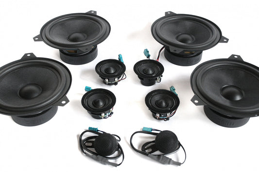BACKORDERED - SHIPS 07/20 - RECOMMEND YOU ORDER NOW - Bavsound Stage One Speaker Upgrade for E46 Sedan with Harman Kardon