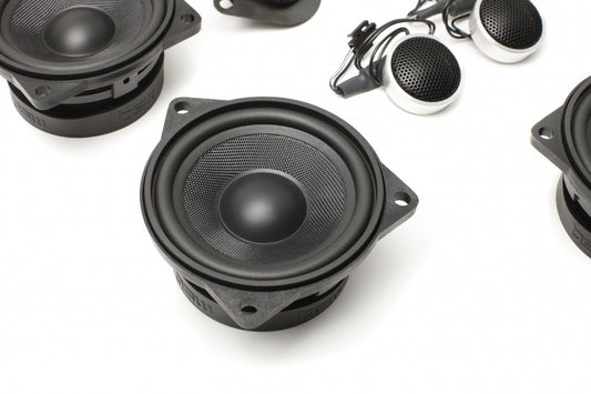 BACKORDERED - SHIPS 07/23 - RECOMMEND YOU ORDER NOW - Stage One BMW Speaker Upgrade for E60/E61 Sedan/Wagon with Premium Top Hi-Fi