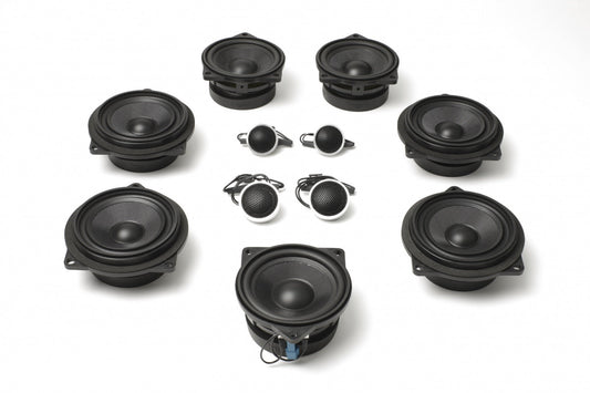 BACKORDERED - SHIPS 07/23 - RECOMMEND YOU ORDER NOW - Stage One BMW Speaker Upgrade for E63 Coupe with Premium Top Hi-Fi