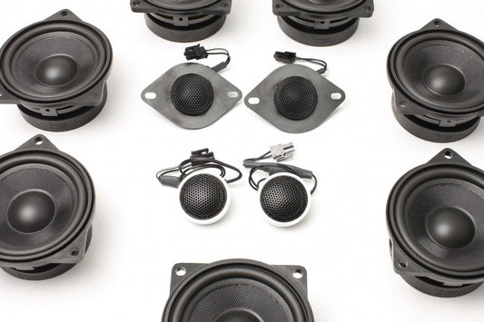 BACKORDERED - SHIPS 07/23 - RECOMMEND YOU ORDER NOW - Stage One BMW Speaker Upgrade for E65/E66 Sedan Premium Top Hi-Fi - (No Install Video)