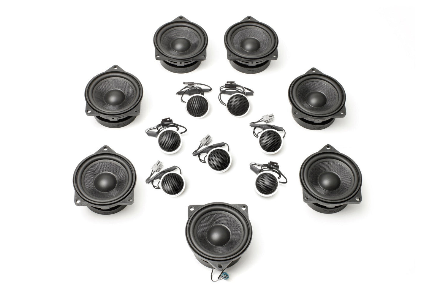 BACKORDERED - SHIPS SECOND HALF OF JULY - RECOMMEND YOU ORDER NOW, LIMITED FUTURE INVENTORY - Stage One BMW Speaker Upgrade for F01/F02 with Premium Top Hi-Fi