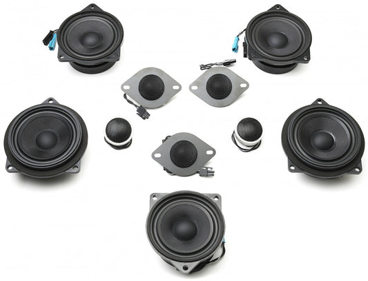 BACKORDERED - SHIPS SECOND HALF OF JULY - RECOMMEND YOU ORDER NOW, LIMITED FUTURE INVENTORY - Stage One BMW Speaker Upgrade for F10 Sedan with Standard Hi-Fi