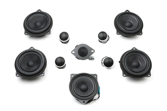 BACKORDERED - SHIPS 07/23 - RECOMMEND YOU ORDER NOW - Stage One Speaker Upgrade for i12/i15 i8 Coupe/Convertible (No install instructions available)