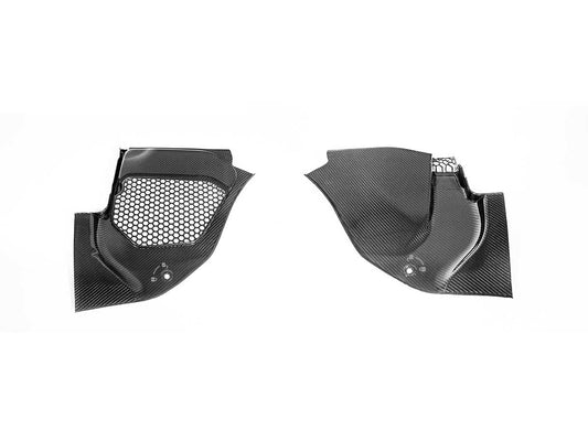 AutoTecknic Dry Carbon Engine Cowl Panel Trim Set - BMW F90 M5