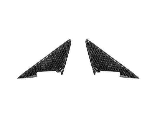 AutoTecknic Dry Carbon Side Mirror Wind Deflector Set - BMW G87 M2