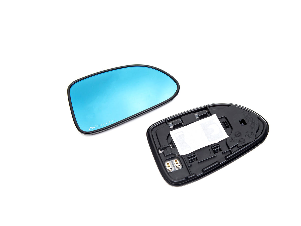 ApexVision Blue Tinted Side View Mirror Glass Set w/ Defrost - Honda S2000 AP1/AP2