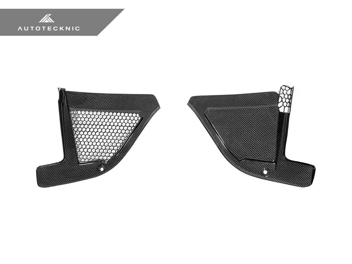 AutoTecknic Dry Carbon Engine Cowl Panel Trim Set - G09 XM