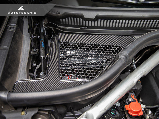 AutoTecknic Dry Carbon Engine Cowl Panel Trim Set - G09 XM