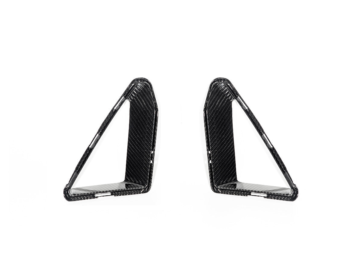 AutoTecknic Front Bumper Carbon Air Curtain Set - BMW G90/ G99 M5