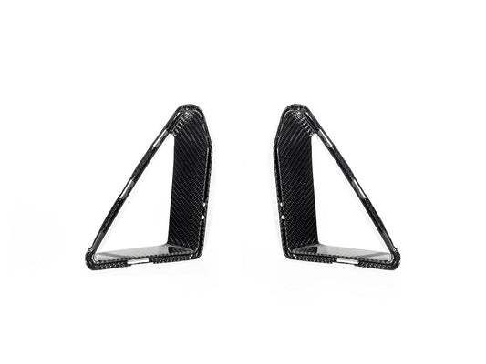 AutoTecknic Front Bumper Carbon Air Curtain Set - BMW G90/ G99 M5