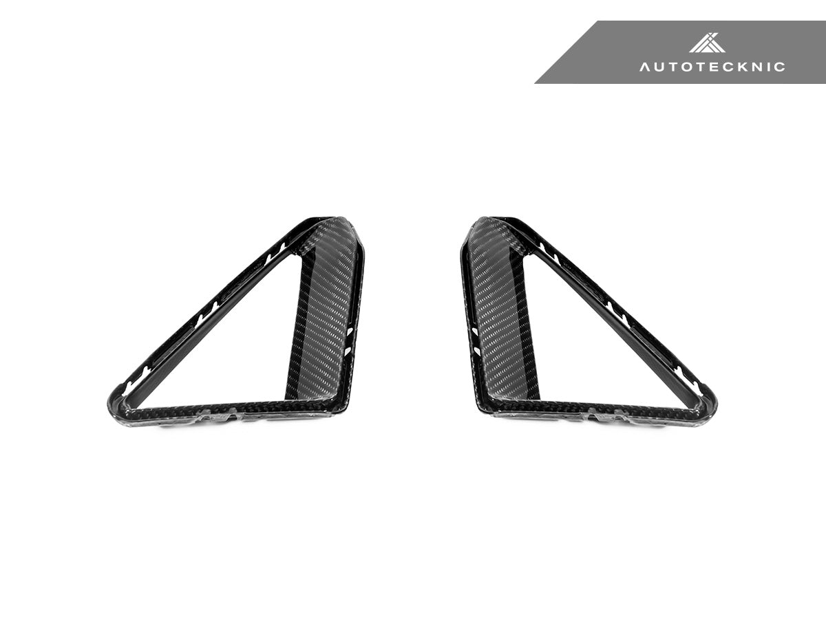 AutoTecknic Front Bumper Carbon Air Curtain Set - G90/ G99 M5