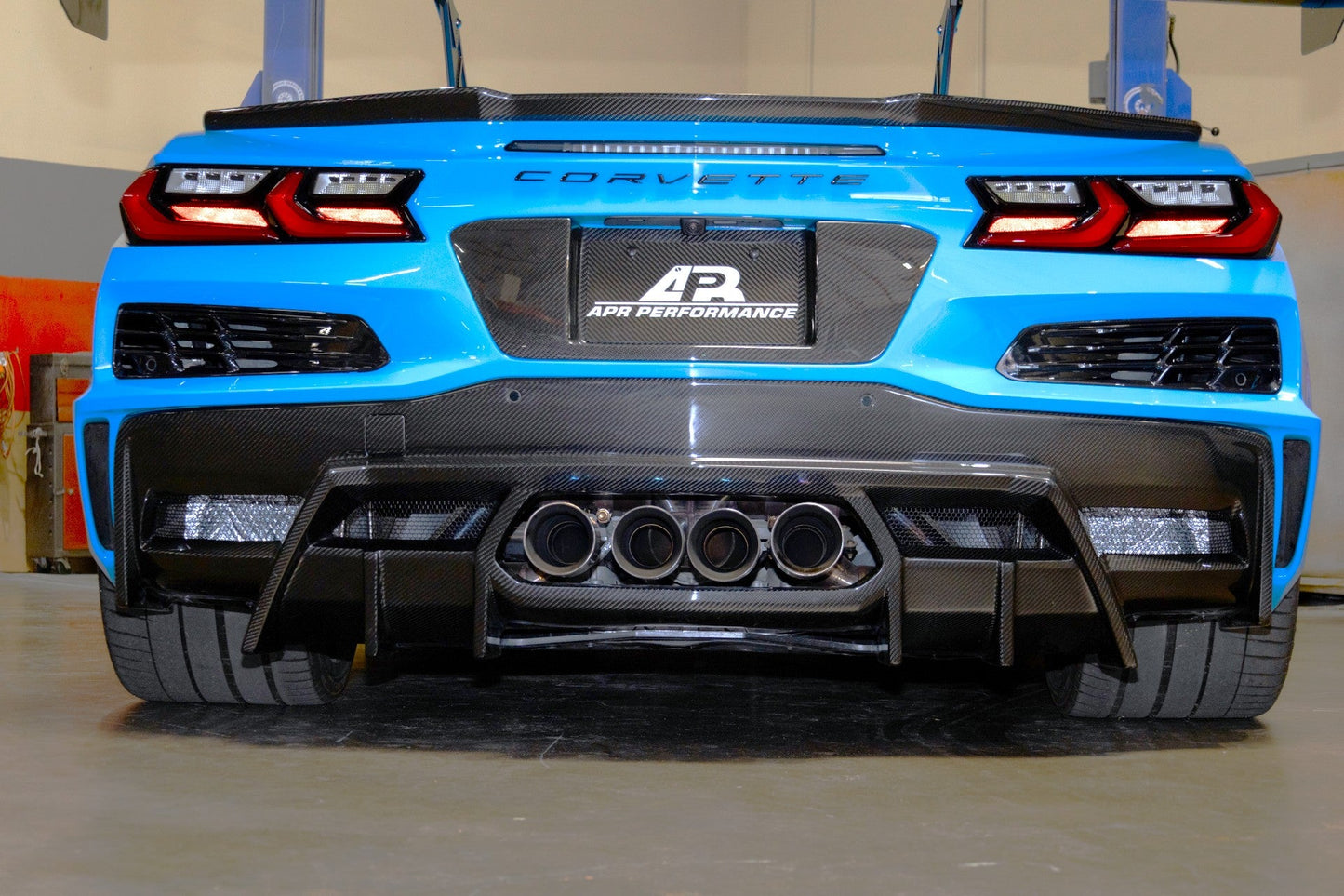 Chevrolet Corvette C8 Z06, ERAY, ZR1, Grand Sport Carbon Fiber Rear Diffuser
