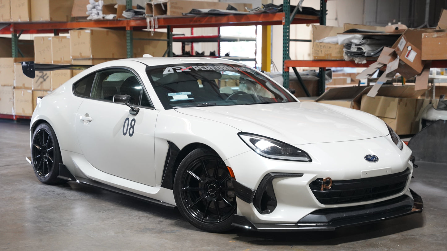 Subaru BRZ Carbon Fiber Front Bumper Canard Set 2022-2024