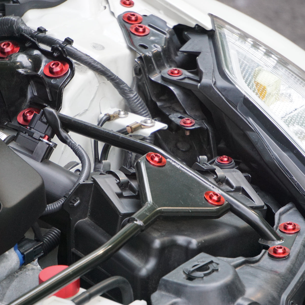 ZSPEC Stage-3 Dress Up Bolts®/Fastener Kit for '03-'08 Nissan 350z DE & HR, Titanium