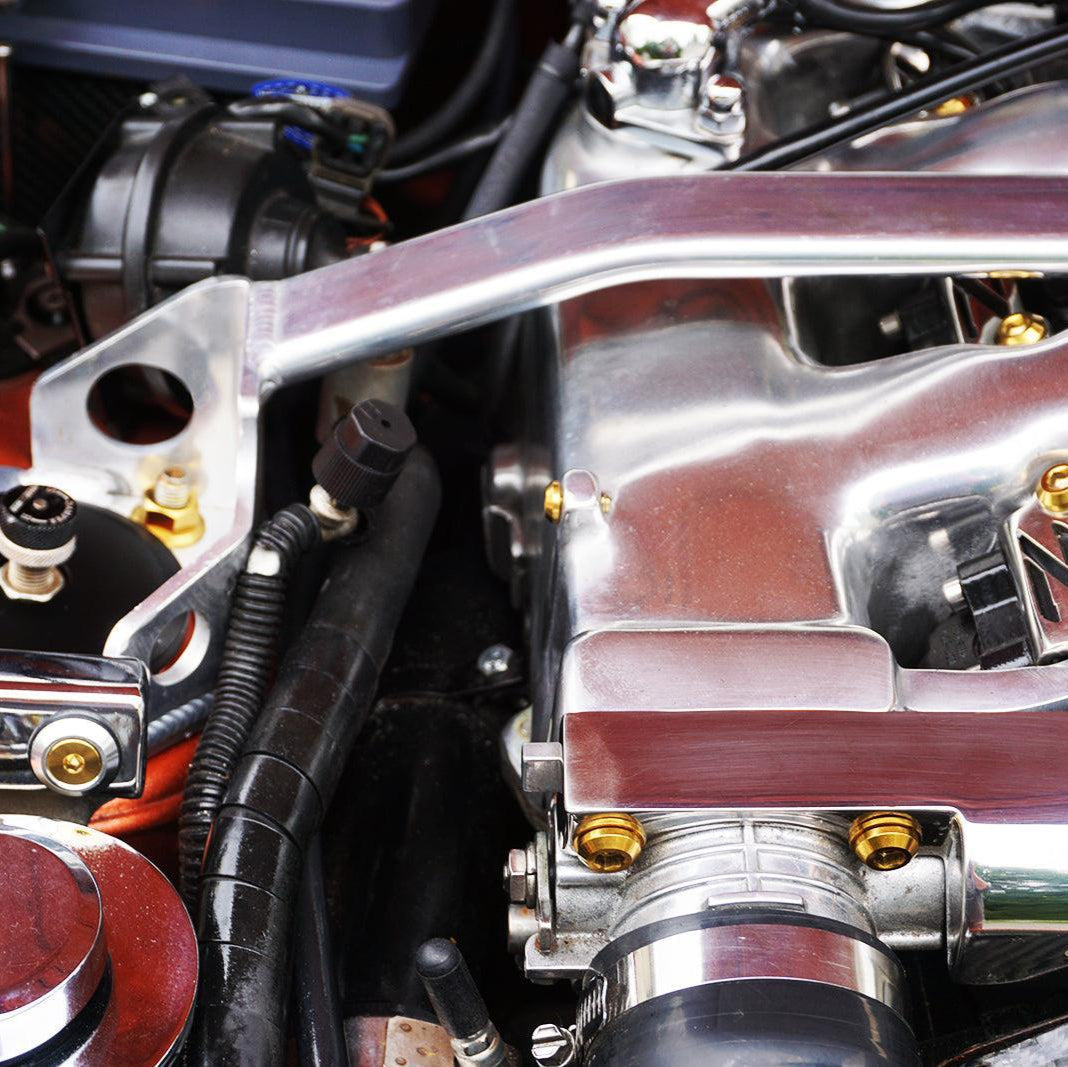 ZSPEC "Stage 2" Dress Up Bolts® Kit for Nissan 300zx Z32, Titanium & Billet