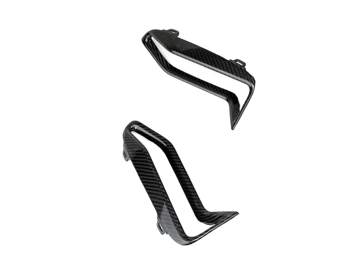 AutoTecknic Dry Carbon Front Bumper Grille Trim Set - BMW G20 M340i M-Sport Pre-LCI