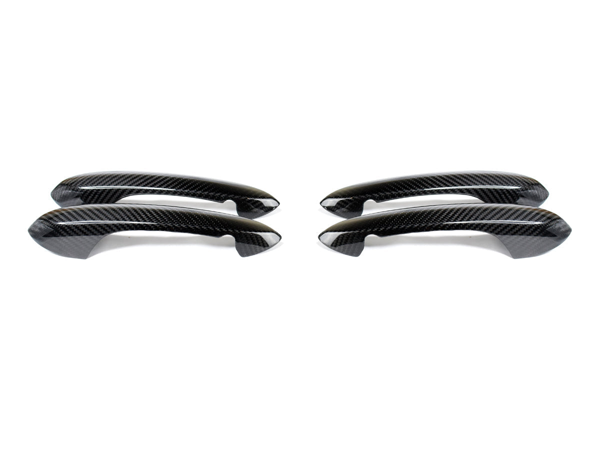 AutoTecknic Dry Carbon Door Handle Trim Set - BMW G22 4-Series