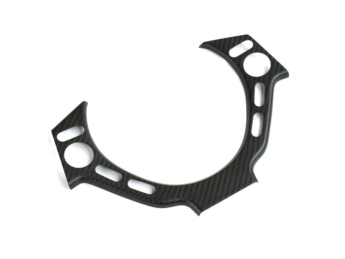 AutoTecknic Dry Carbon Fiber Steering Wheel Trim - Nissan R35 GTR