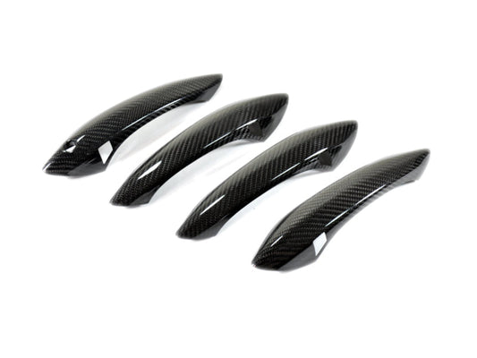 AutoTecknic Dry Carbon Fiber Door Handle Trims - BMW F10 5-Series | F06/ F12/ F13 6-Series | F01 7-Series