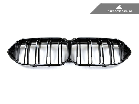 AutoTecknic Dual-Slats Gloss Black Front Grille - F44 2-Series Gran Coupe