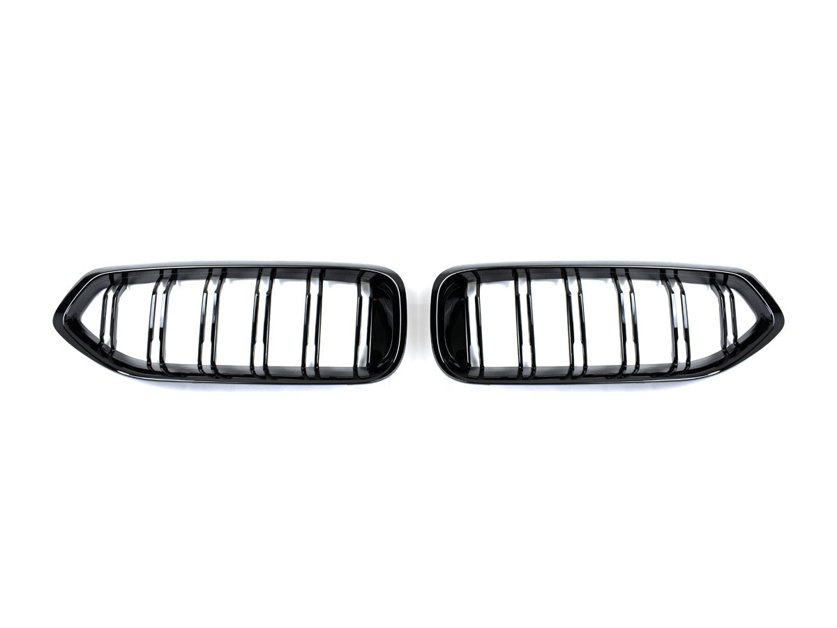 AutoTecknic Dual-Slat Glazing Black Front Grille Set - BMW G29 Z4
