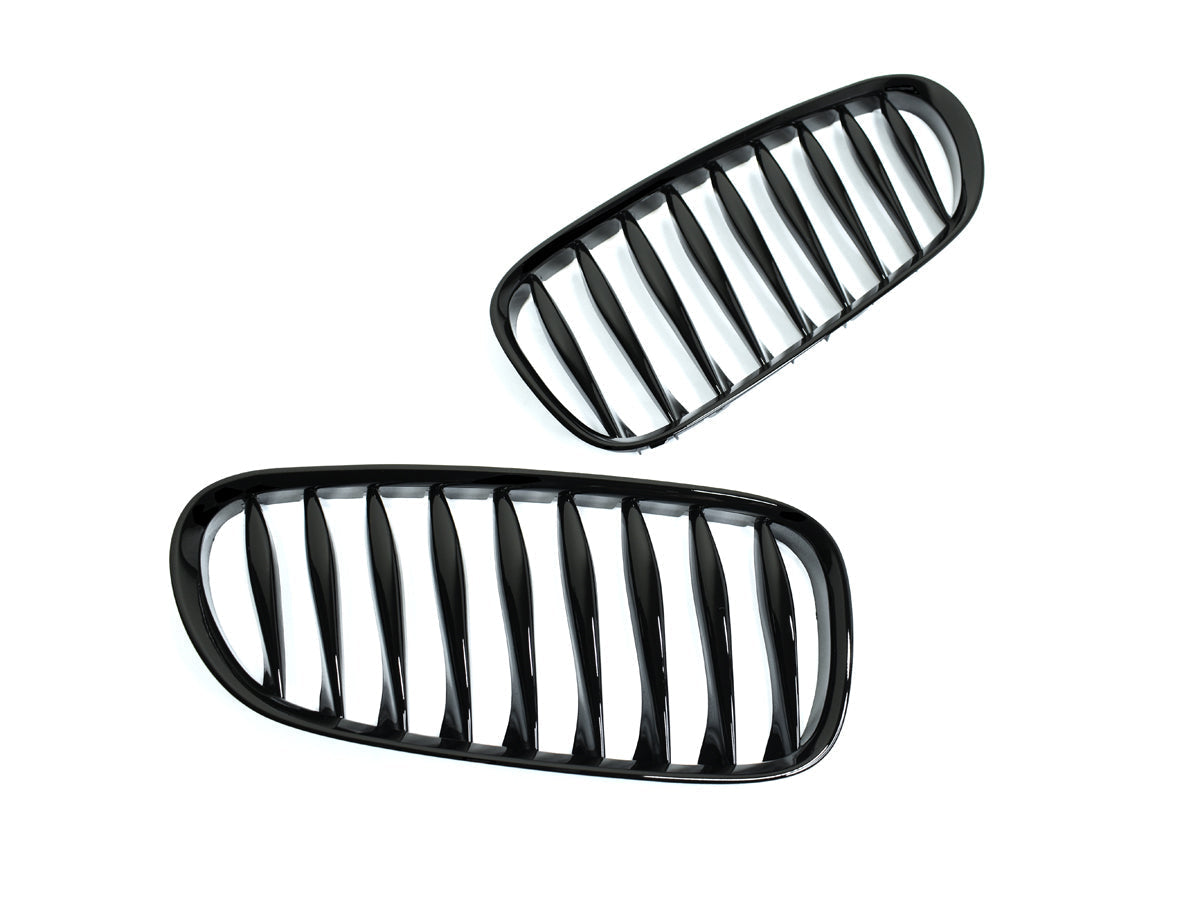 AutoTecknic Gloss Black Front Grille Set - BMW E85 Z4 / Z4M