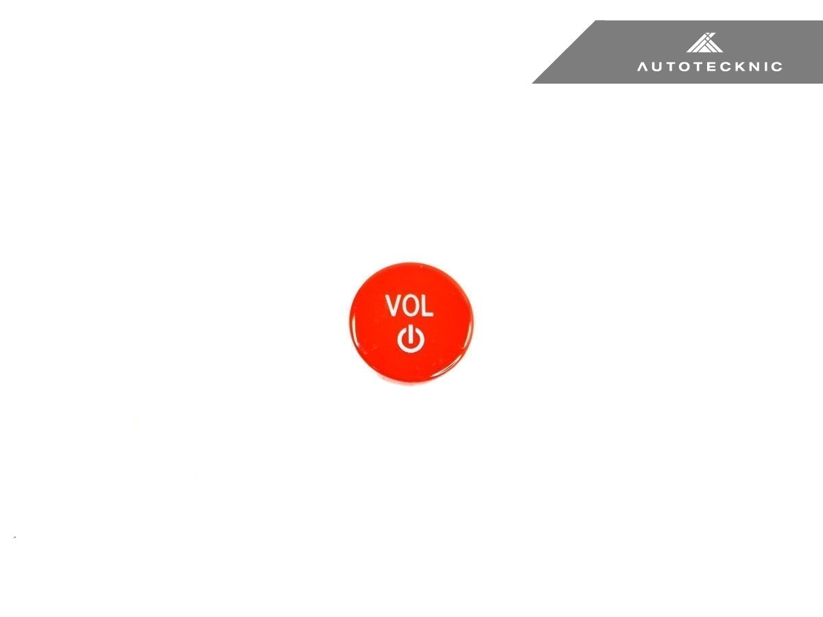 AutoTecknic Bright Red Audio Volume Button - BMW F95 X5M | F96 X6M 2020–2023