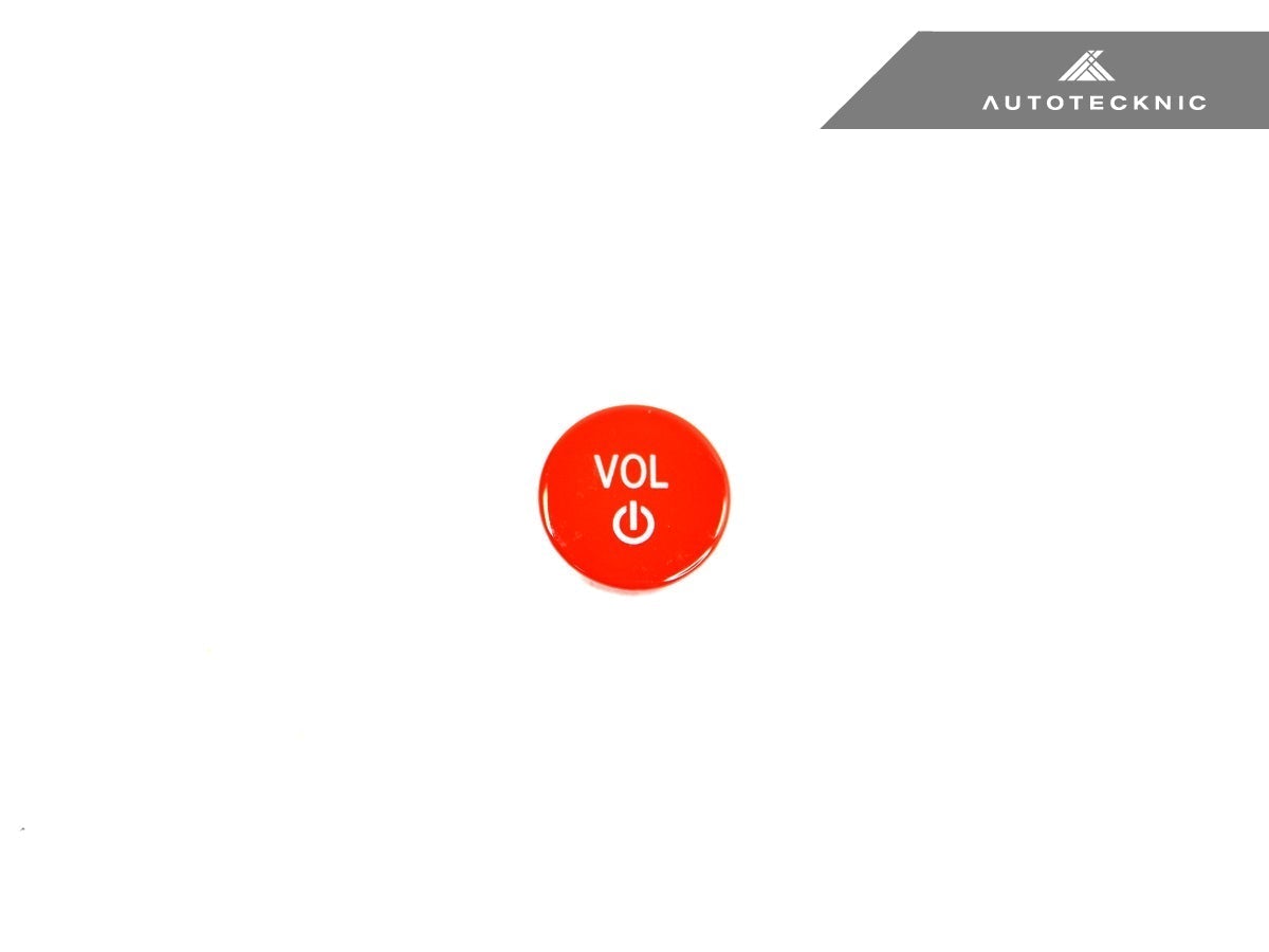 AutoTecknic Bright Red Audio Volume Button - F90 M5