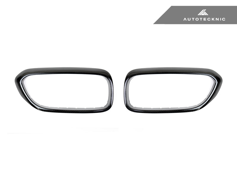 AutoTecknic Dry Carbon Fiber Front Grille Covers - G30 5-Series