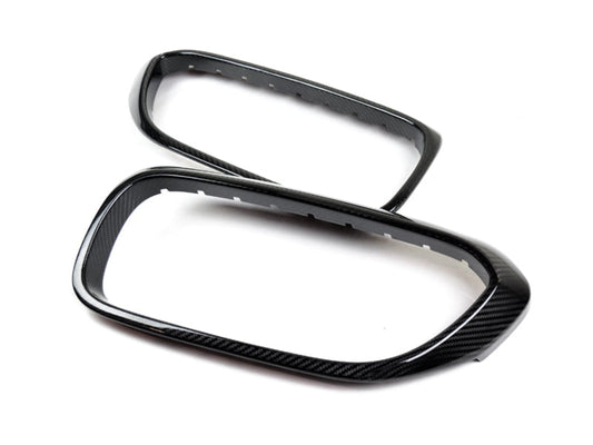 AutoTecknic Dry Carbon Fiber Front Grille Covers - BMW G30 5-Series