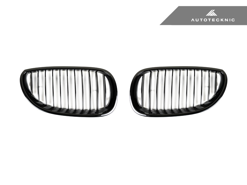 AutoTecknic Gloss Black Front Grille Set - E60 5-Series | M5