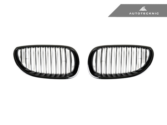 AutoTecknic Gloss Black Front Grille Set - E60 5-Series | M5