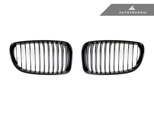AutoTecknic Gloss Black Front Grille Set - E82 1-Series & 1M