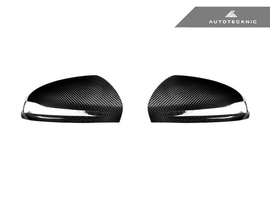 AutoTecknic Replacement Version II Dry Carbon Mirror Covers - Mercedes-Benz H247 GLA-Class