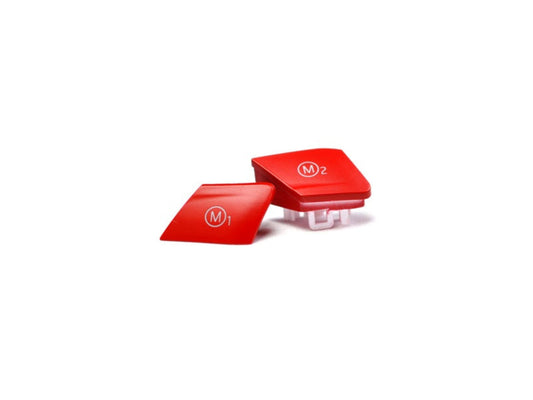 AutoTecknic Satin Red M1/ M2 Button Set - BMW F10 M5 LCI