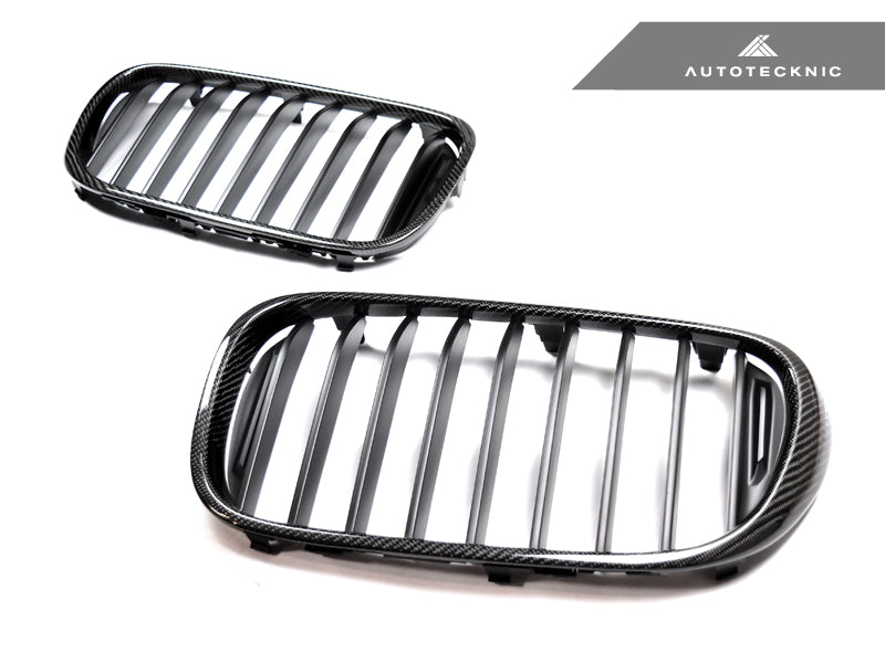 AutoTecknic Carbon Fiber Front Grille Set - G11/ G12 7-Series Pre-LCI (16-19)