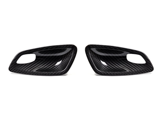AutoTecknic Dry Carbon Interior Door Handle Trim Set - BMW E82 1M | 1-Series