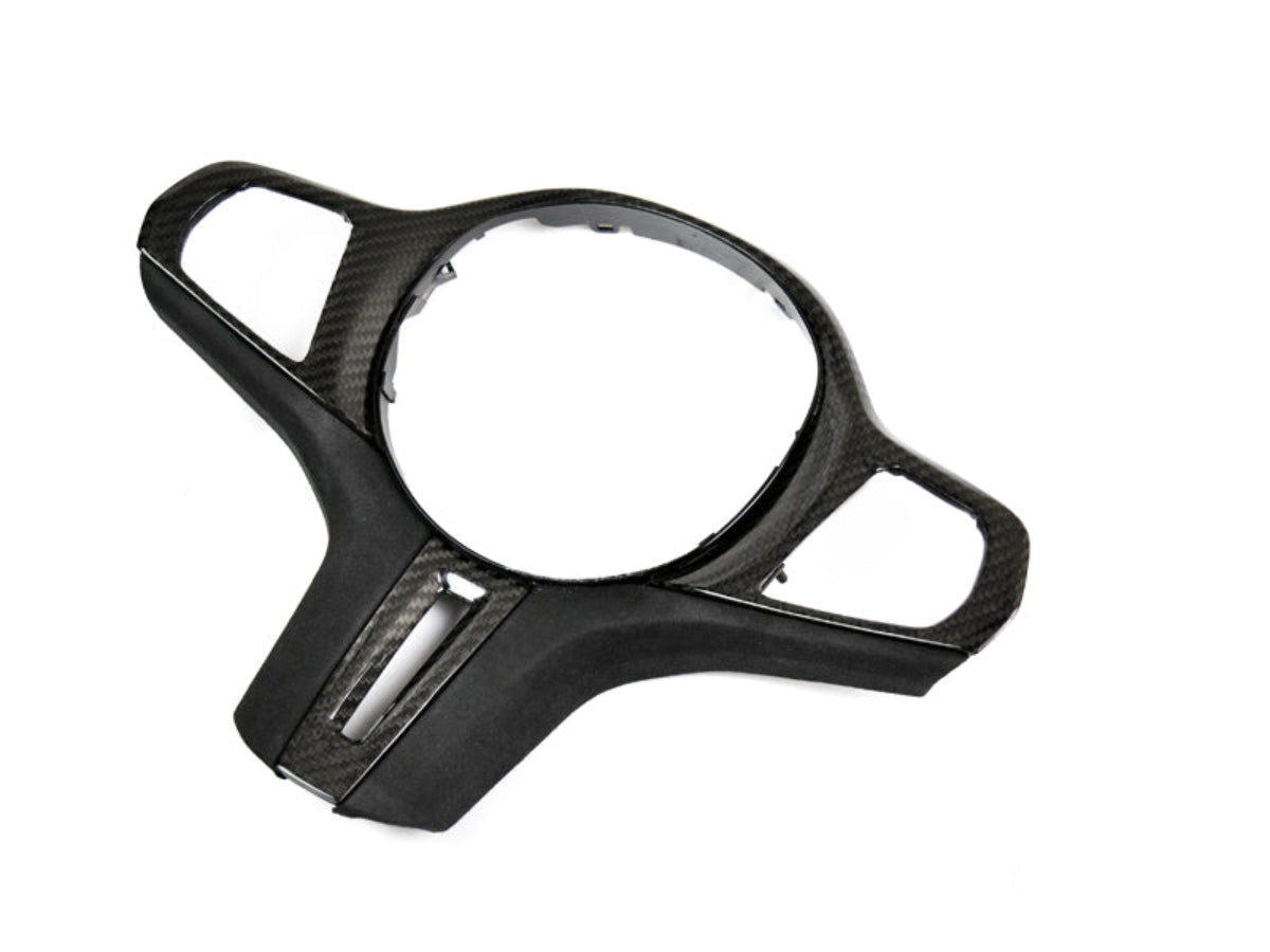 AutoTecknic Carbon Alcantara Steering Wheel Trim - BMW G42 2-Series
