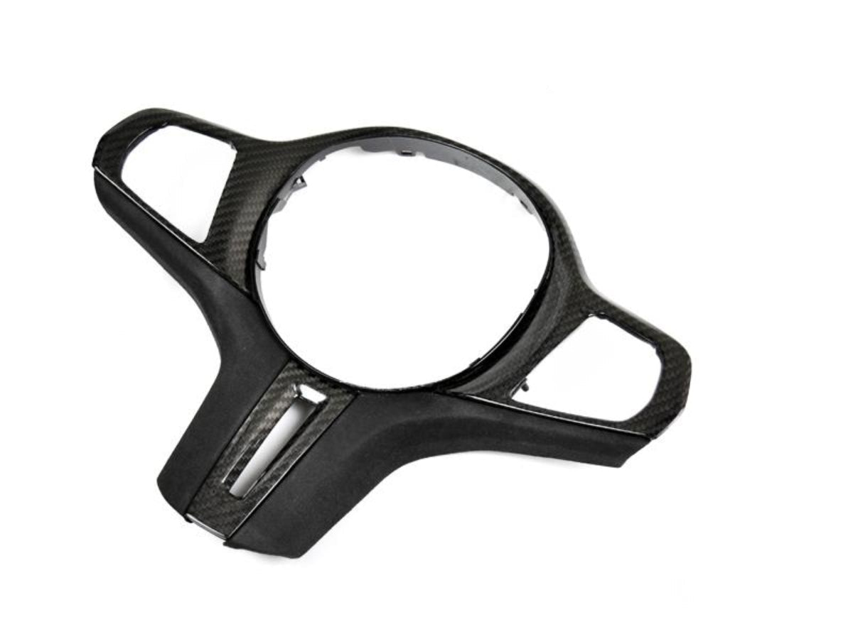 AutoTecknic Carbon Alcantara Steering Wheel Trim - BMW F40 1-Series