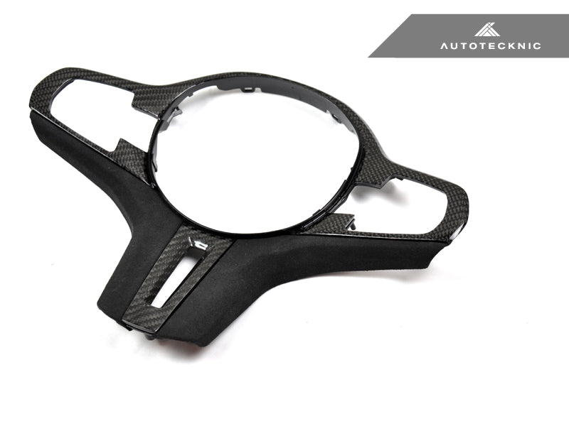 AutoTecknic Carbon Alcantara Steering Wheel Trim - F97 X3M | F98 X4M