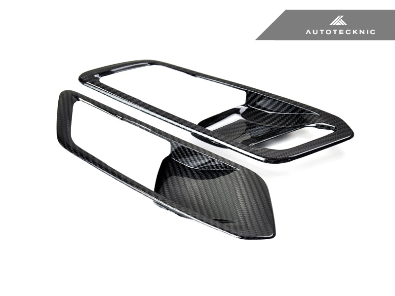 AutoTecknic Dry Carbon Interior Door Handle Trim Set - G20 3-Series
