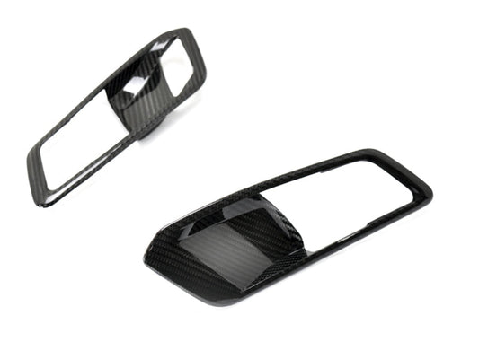 AutoTecknic Dry Carbon Interior Door Handle Trim Set - BMW G20 3-Series
