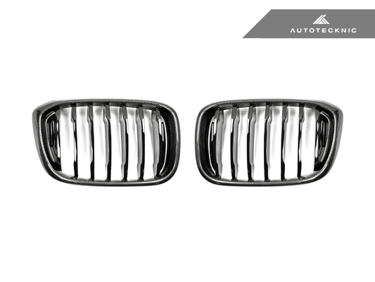 AutoTecknic Replacement Carbon Fiber Front Grille Set - G01 X3 | G02 X4 Pre-LCI