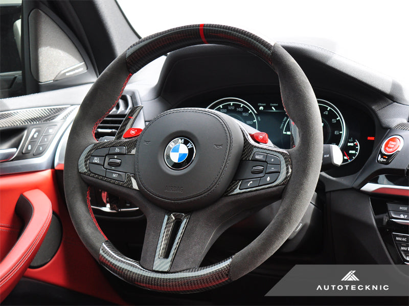 AutoTecknic Replacement Carbon Steering Wheel - BMW F95 X5M | F96 X6M