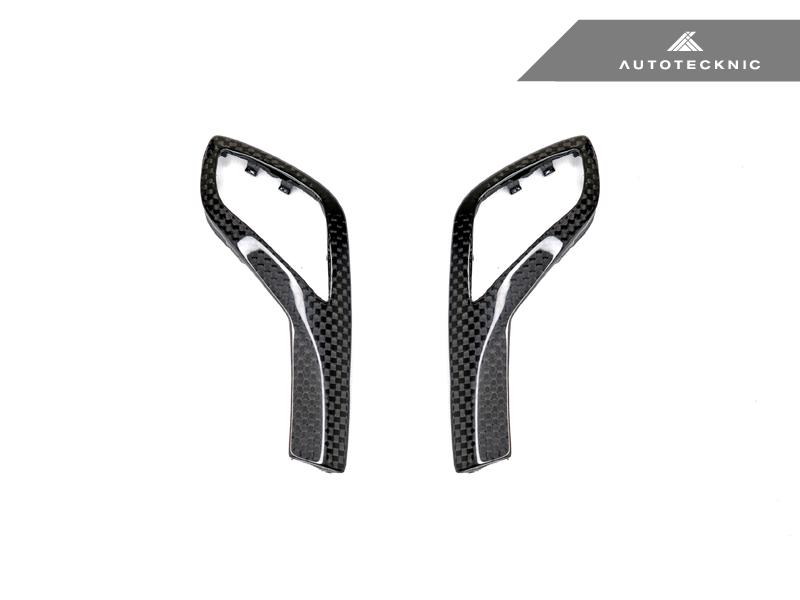 AutoTecknic Carbon Fiber Gear Selector Side Trims - G42 2-Series Coupe
