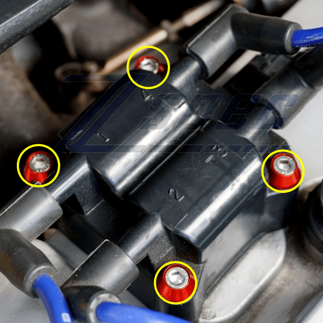 ZSPEC Coil Fasteners for '03-05 Dodge Neon SRT-4, Stainless & Billet