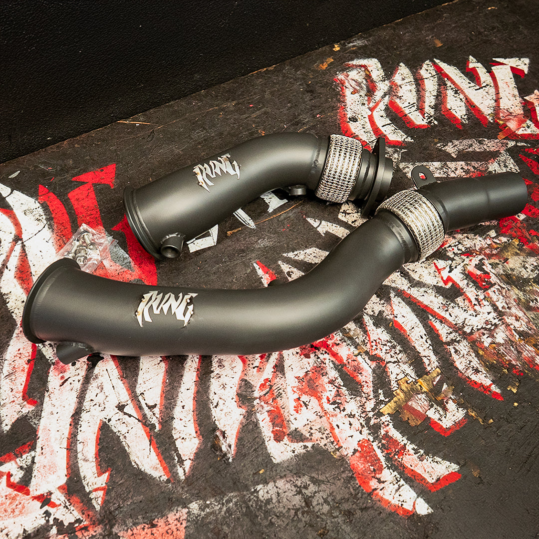 Rvng (F80/F82/F87) S55 3.5' XL Flow Series Catless Downpipes