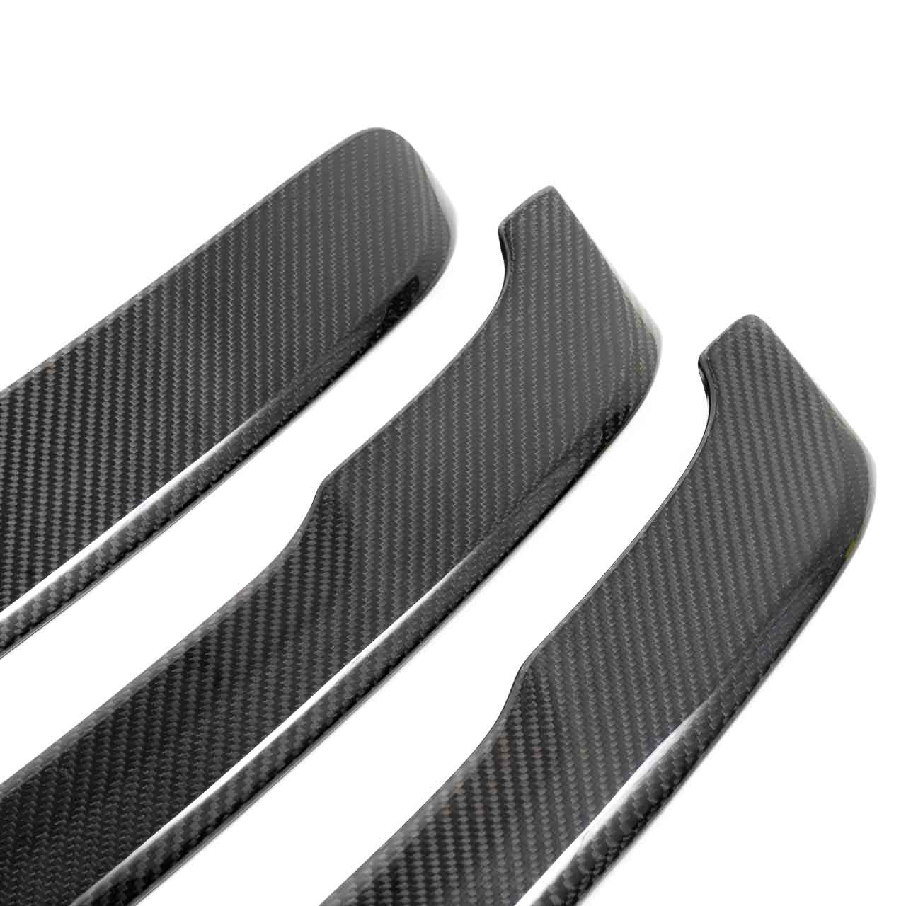 Rennline - Carbon Fiber Replacement Rear Louvers || 991.1 (Not Turbo/Turbo S/GTS/Anniversary/GT3/RS)