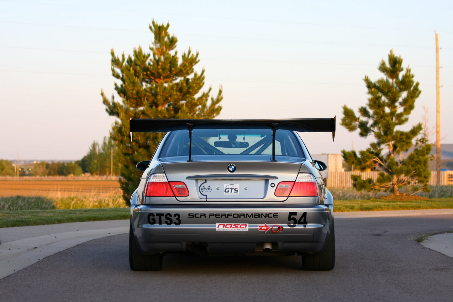 BMW E46 3-Series / M3 GTC-300 Carbon Fiber Adjustable Wing